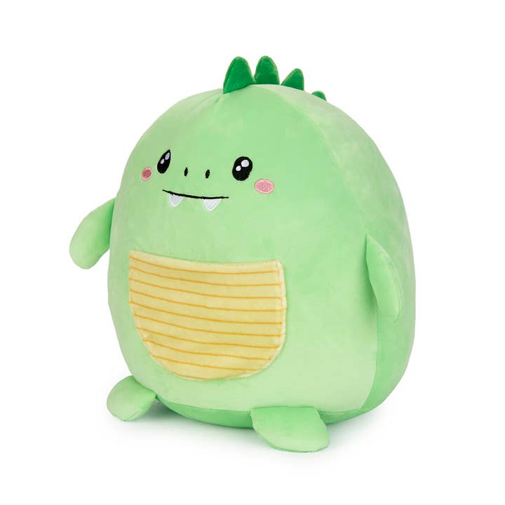 Cojín,Dinoz,verde,con bolsillo,poliéster para venta al por mayor de Balvi