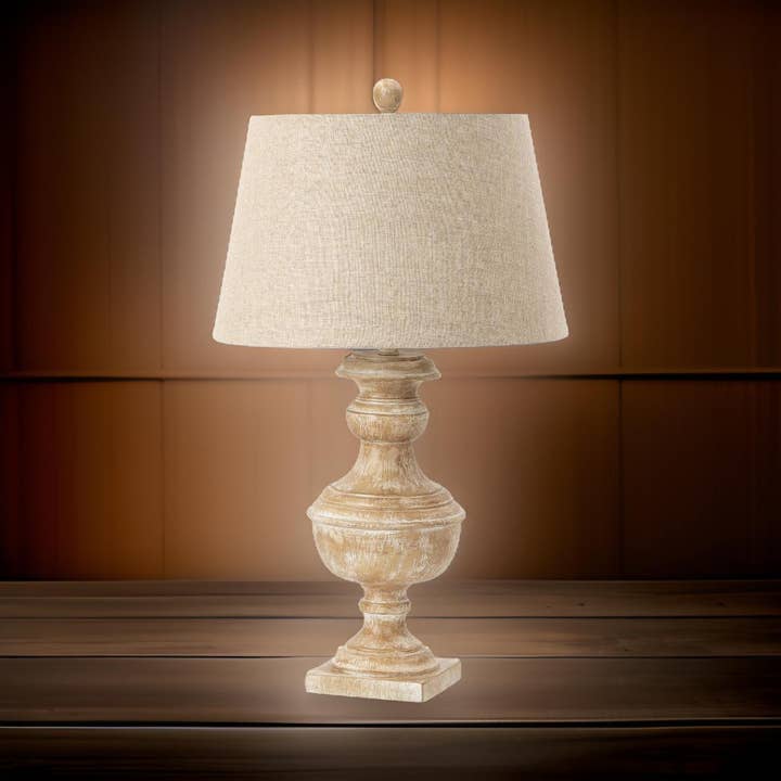 Beige Cream Distressed Table Lamps, 3-Way Switch (2-Pack) for wholesale on Faire3