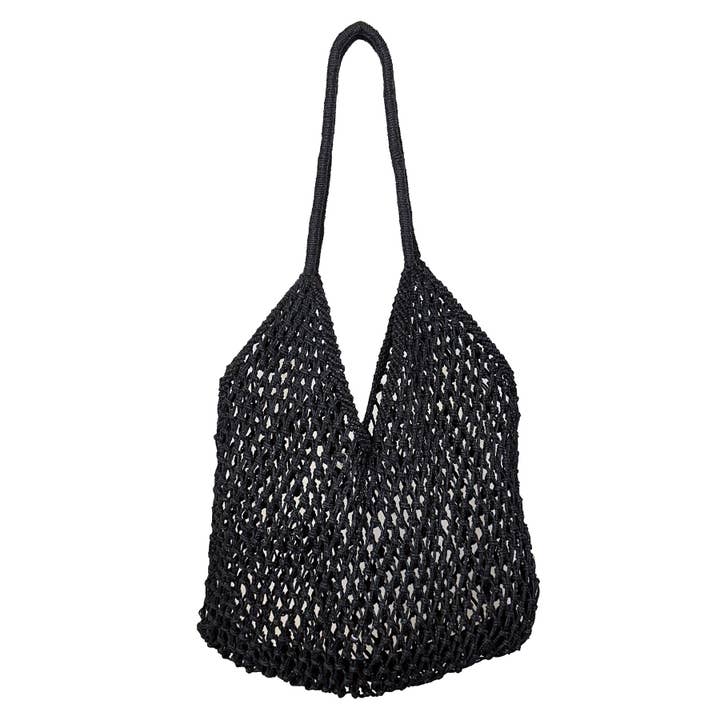 Anju Jewelry - Wholesale Tote Bag - Women's - Lucia Open Weave Jute Tote