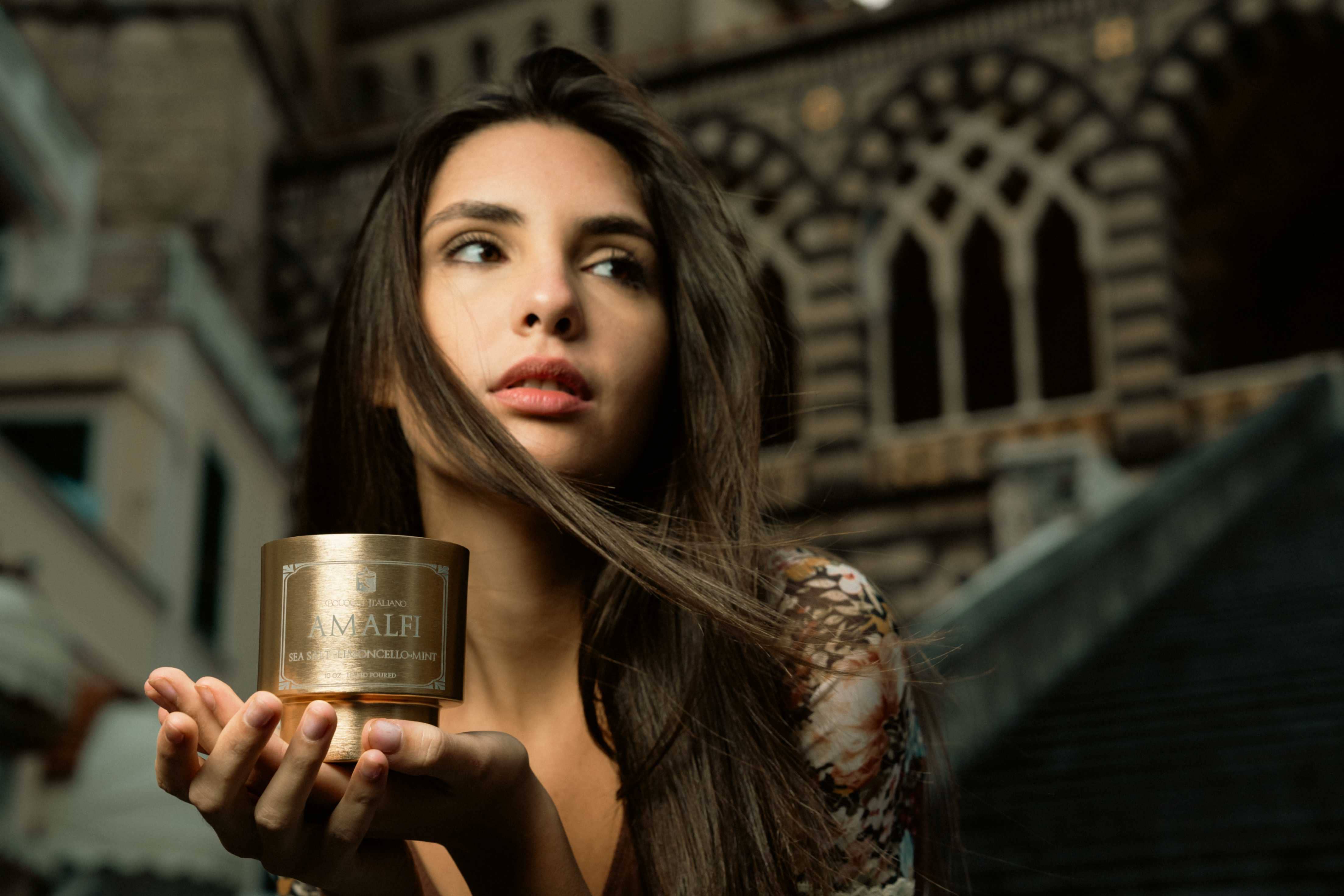 BouquetItaliano – wholesale Jar/filled candle – Amalfi Luxury Scented Candle – Italian Coastal Inspired30