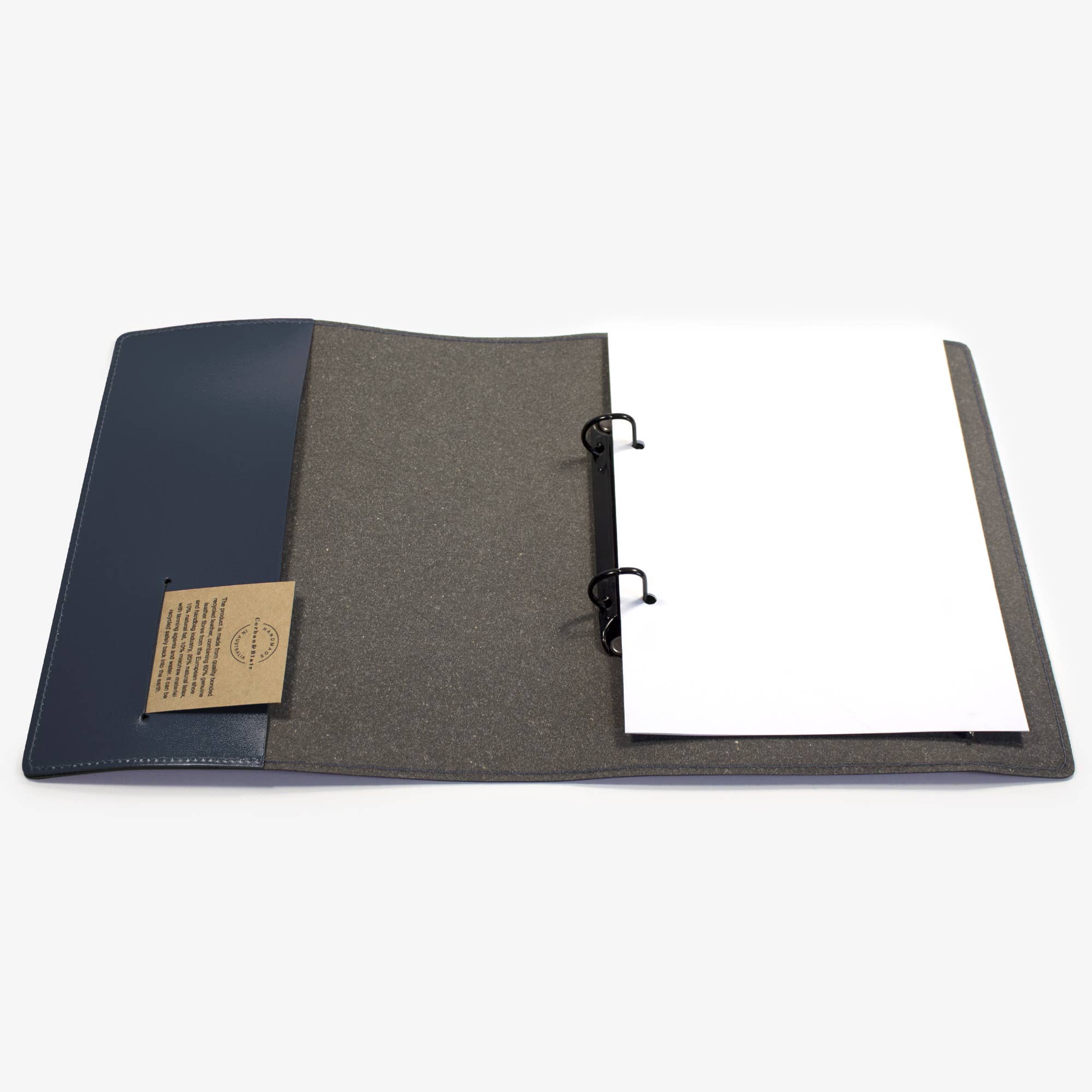 Corban & Blair - Vente Classeurs - Classeur à anneaux A5 en cuir écologique12