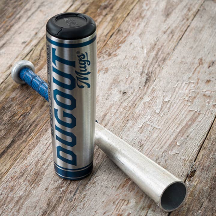 Dugout Mugs - Wholesale Insulated Mug/Tumbler - Metal Basbeall Bat Barrel Mug - MLB Gift for Dad