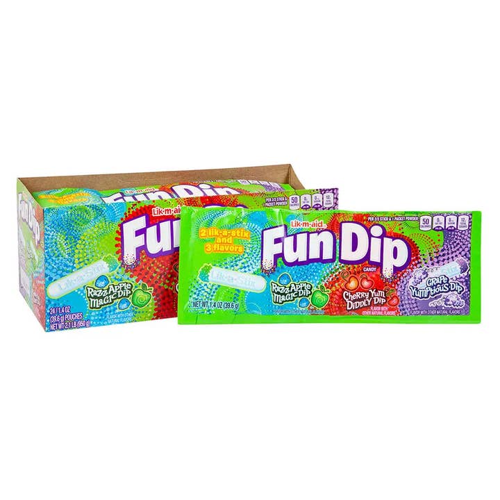 FUN DIP 3-FLAVOUR PACK 36x 40.5g GW för wholesale av Echo Sales Canada