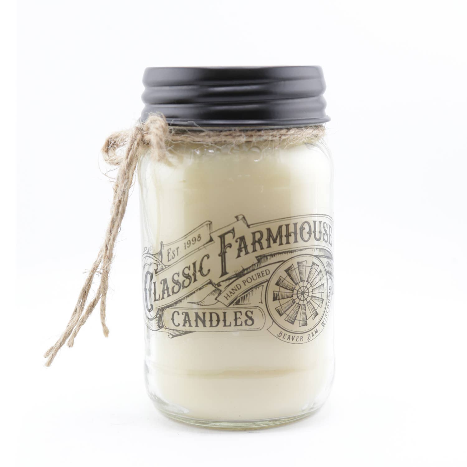 Classic Farmhouse Candles - Wholesale Jar/Filled Candle - Sugar Cookie 14 oz Mason Jar Candle1