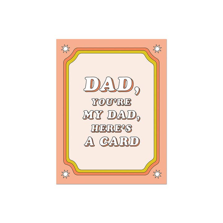 Party Mountain Paper co. - Wholesale Vaderdagkaartje - No-Nonsense Dad | Vaderdagkaart4