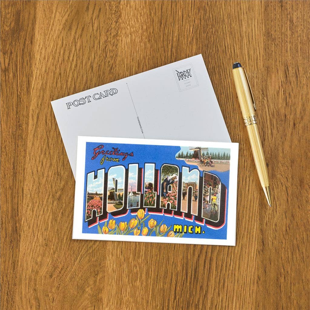 Found Image Press - Wholesale Postcard - Postcard MI-558 Greetings from Holland1