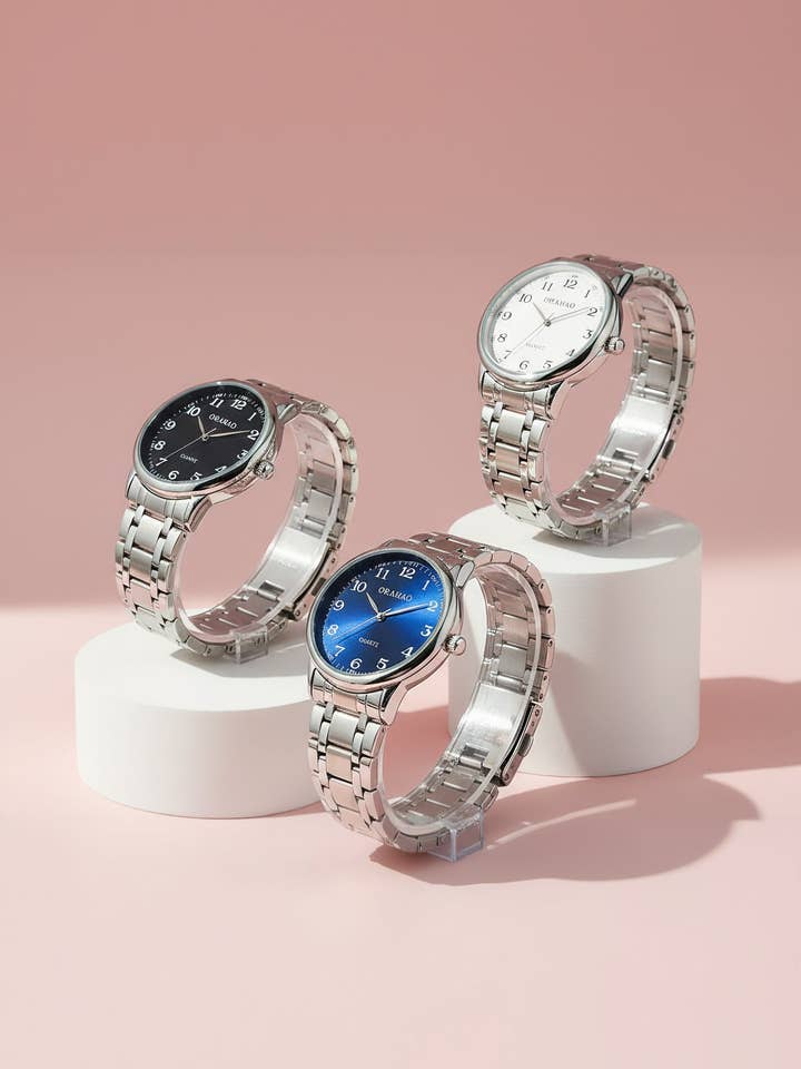 Men’s Classic Round Face Quartz Movement Watch for wholesale by Arya Jewellery Wholesale