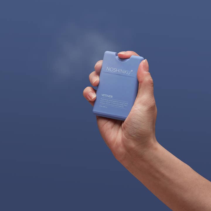 Noshinku - Wholesale Hand sanitiser - Refillable Vetiver Patchouli Hydrating Pocket Hand Sanitizer3