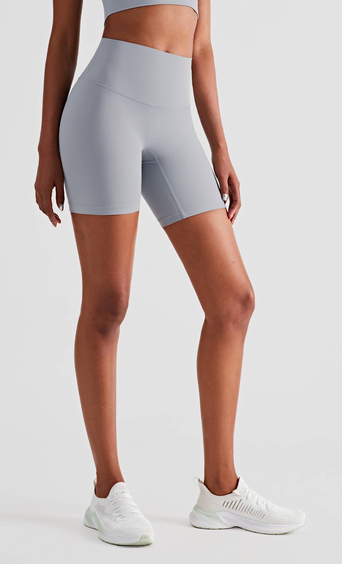 91thelabel - Vente Short de sport – femme - NOUVELLES couleurs ! Short de motard taille haute Luna à mi-cuisse 29