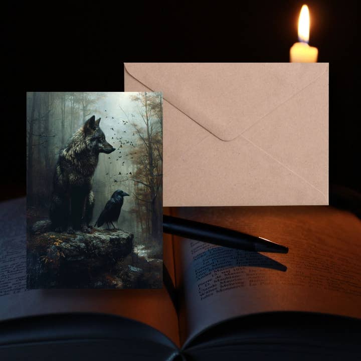 Ye Curiosity Shoppe - Wholesale Everyday Greeting Card - Witch Familiar Greeting Cards