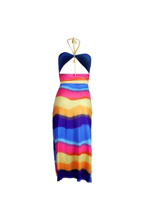 Cores Vestido Bodycon com Recorte e Racha para venda a revendedores na Faire3