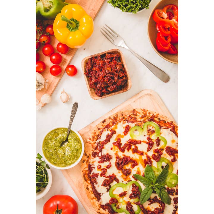 Traina Home Grown - Wholesale Dried/Dehydrated Vegetables - 6 pack of Sun Dried Tomatoes Halves in Oil 32 oz.1