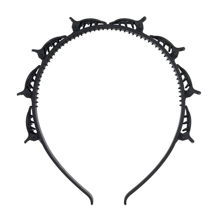 Soinvogue – wholesale Fashion headband – women's – Brushworks Butterfly Clip Headbands - 3 Pack3