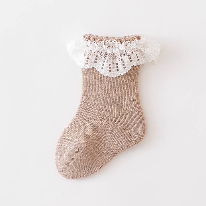 Little Trendy - Wholesale Socks - Baby - Baby newborn cute lace socks