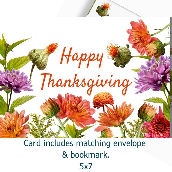 Thanksgiving Card - 5x7 for wholesale by Joan Park World