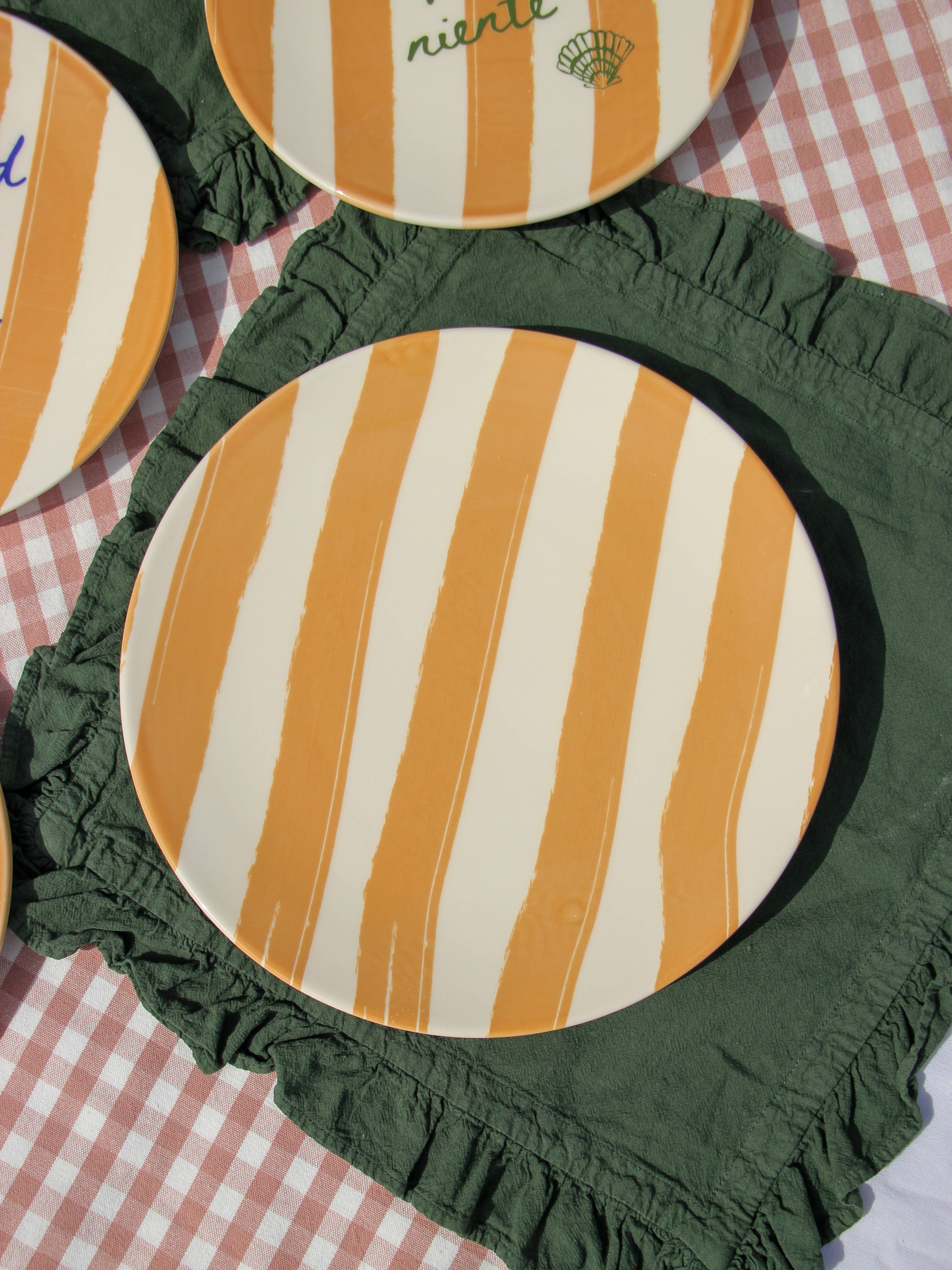 Pó de Barro - Wholesale Dinner Plate - Dinner Plate Stripes Mood 3