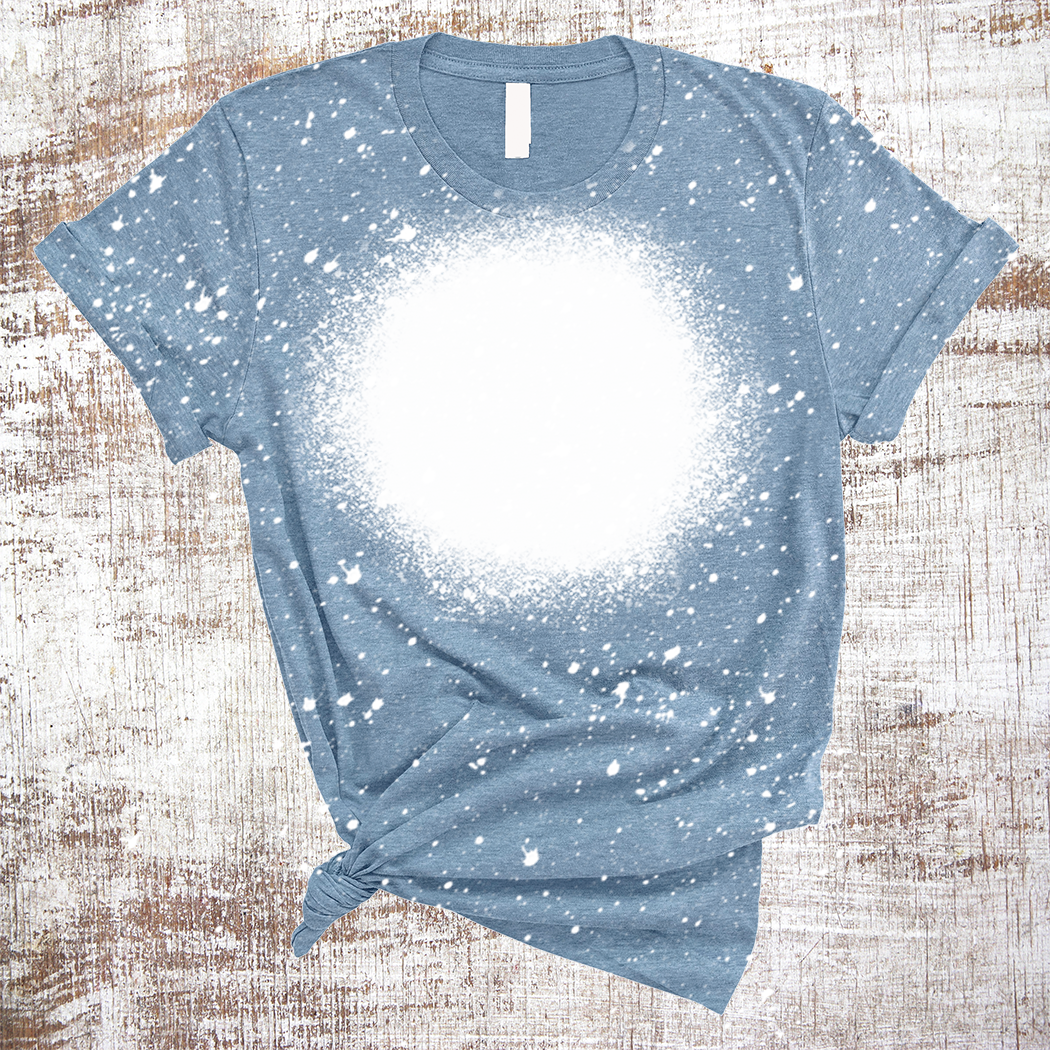 Sweet Tees - Wholesale Sublimation Blank T-Shirt - Women's - Sublimation Blank Shirts BLANK Bleached Tee Shirts Circle11