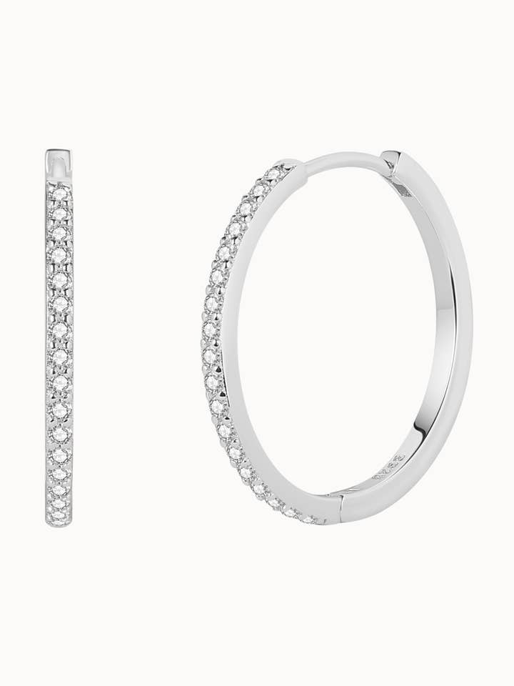 Aquila Earrings M - Silver for wholesale by Nava Copenhagen