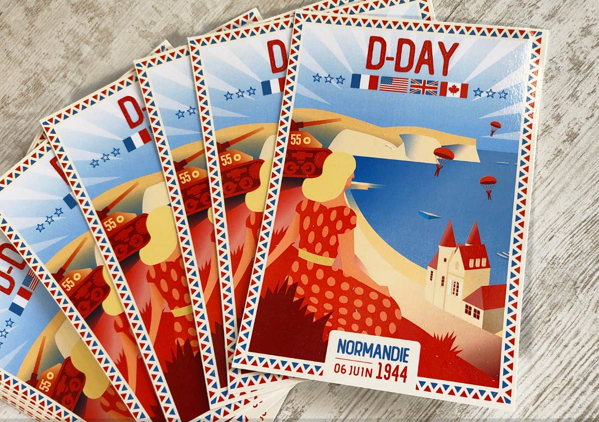 Creavisa – Engroshandel Postkort – Postkort nr. 5 over D-Dag landgangen 20252