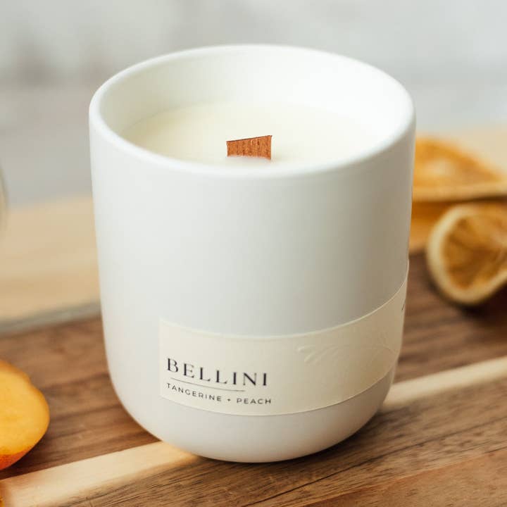 Bellini Candle (Tangerine & Peach) for wholesale by Solana