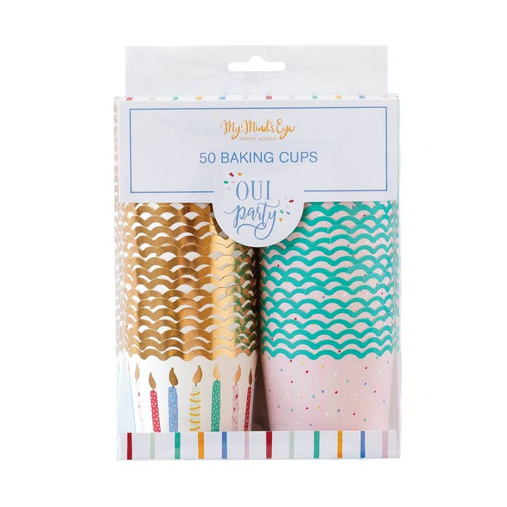 OPB812 - Oui Party Birthday Food Cups for wholesale by My Mind’s Eye