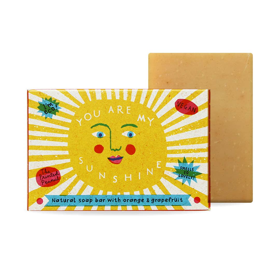 The Printed Peanut Homeware & Stationery - Wholesale Bar Soap - Sunshine Orange & Grapefruit Natural Handmade Soap Bar2