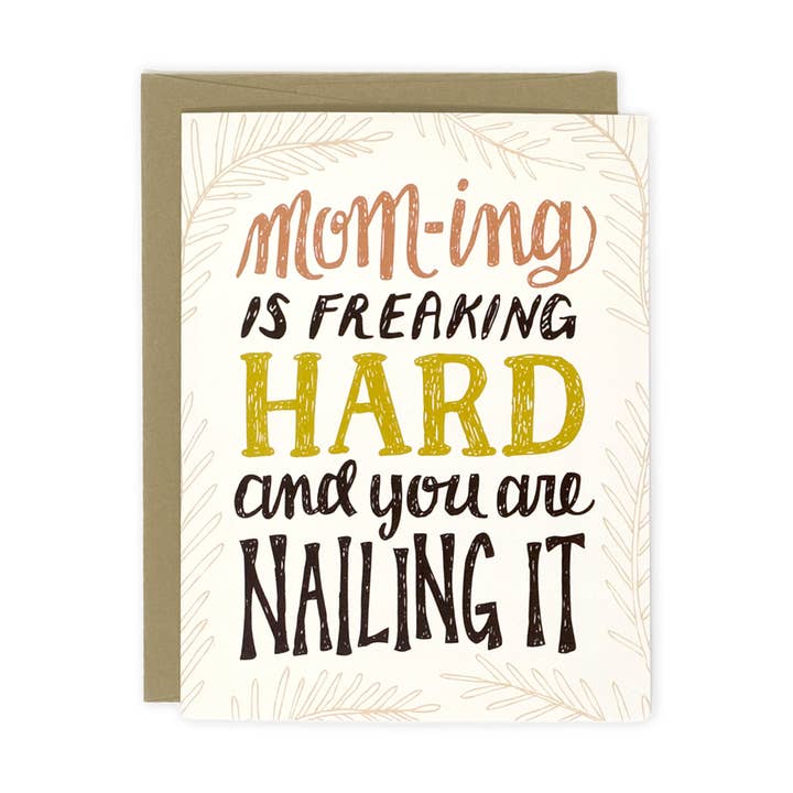 Moming Mother's Day Card for wholesale by Wit & Whistle