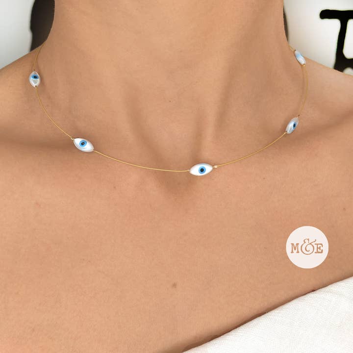 Multi Beads Mykonos Choker for wholesale by Mar&Ella