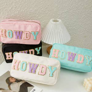 Small Square Zippered Nylon pouch bag - Assorted Colors – Peace Love  Fashion Wholesale