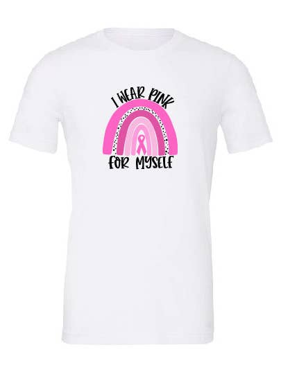 Borstkanker - I Wear Pink Tee voor wholesale door Bearded Bird Apparel