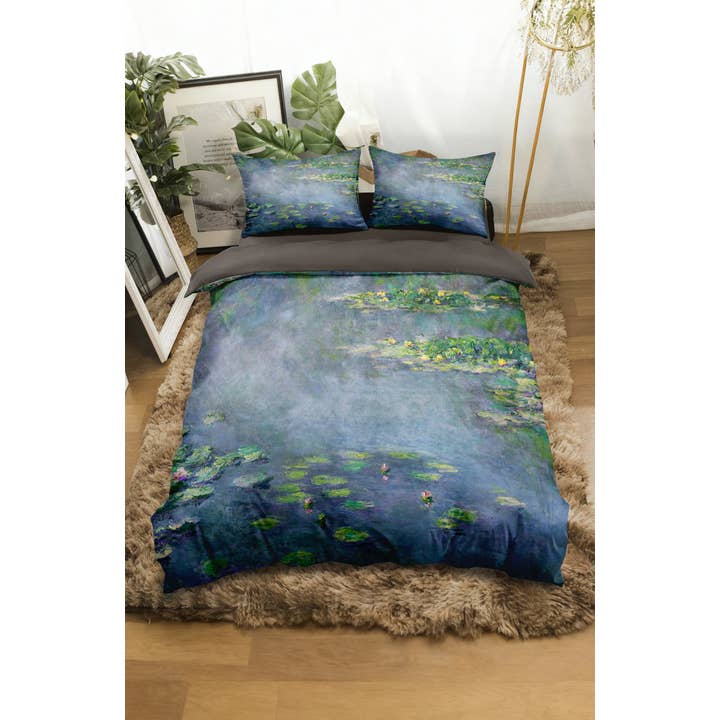 Fashion Scarf World – wholesale Bedding set – Monet Water Lily Duvet Cover Set