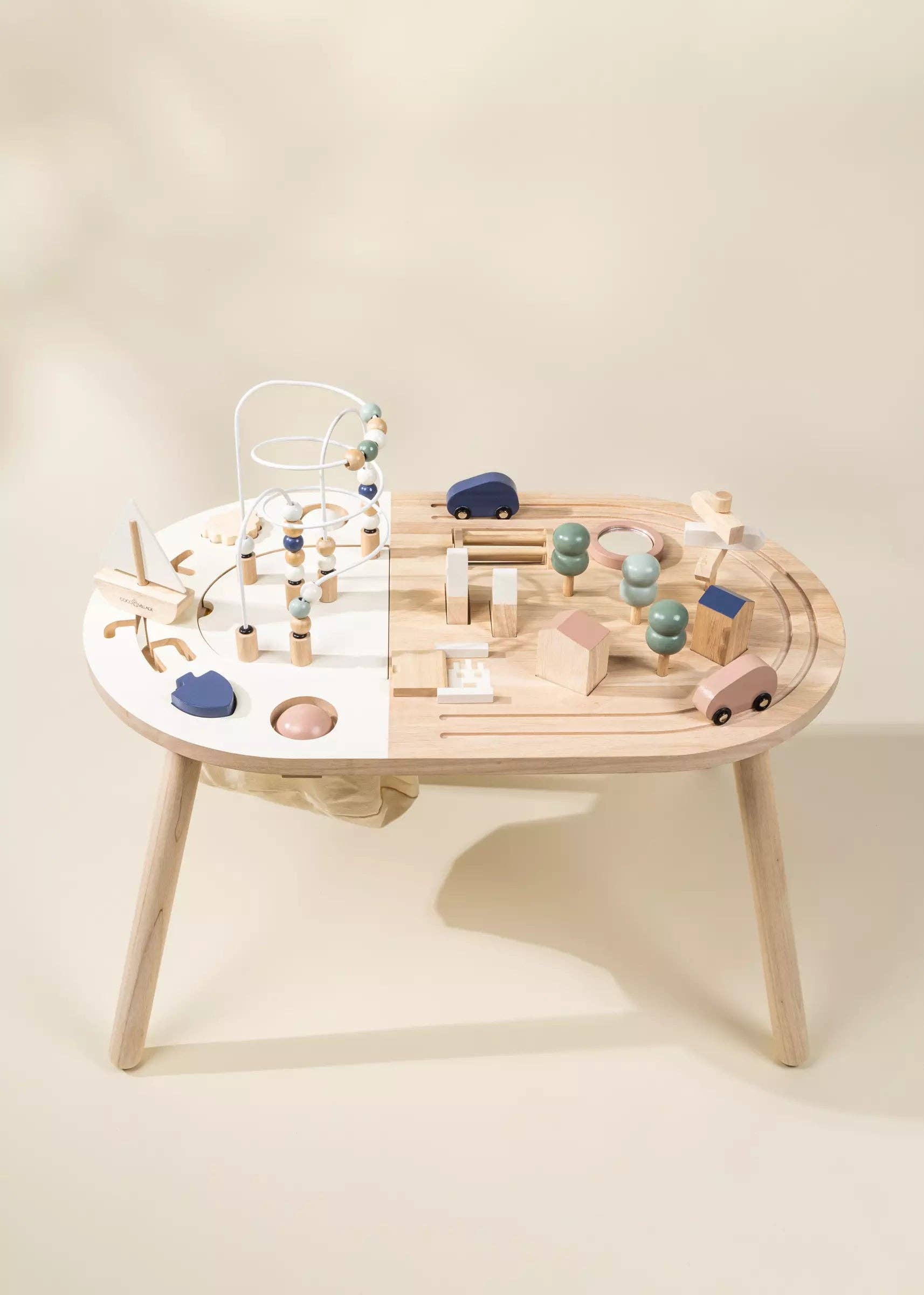 Coco Village - Vente Jouet en bois – enfant - Table d'activité en bois1