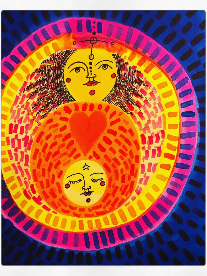 Mother We Thank Thee Velvet Fine Art Print for wholesale by Shop Love Live Give