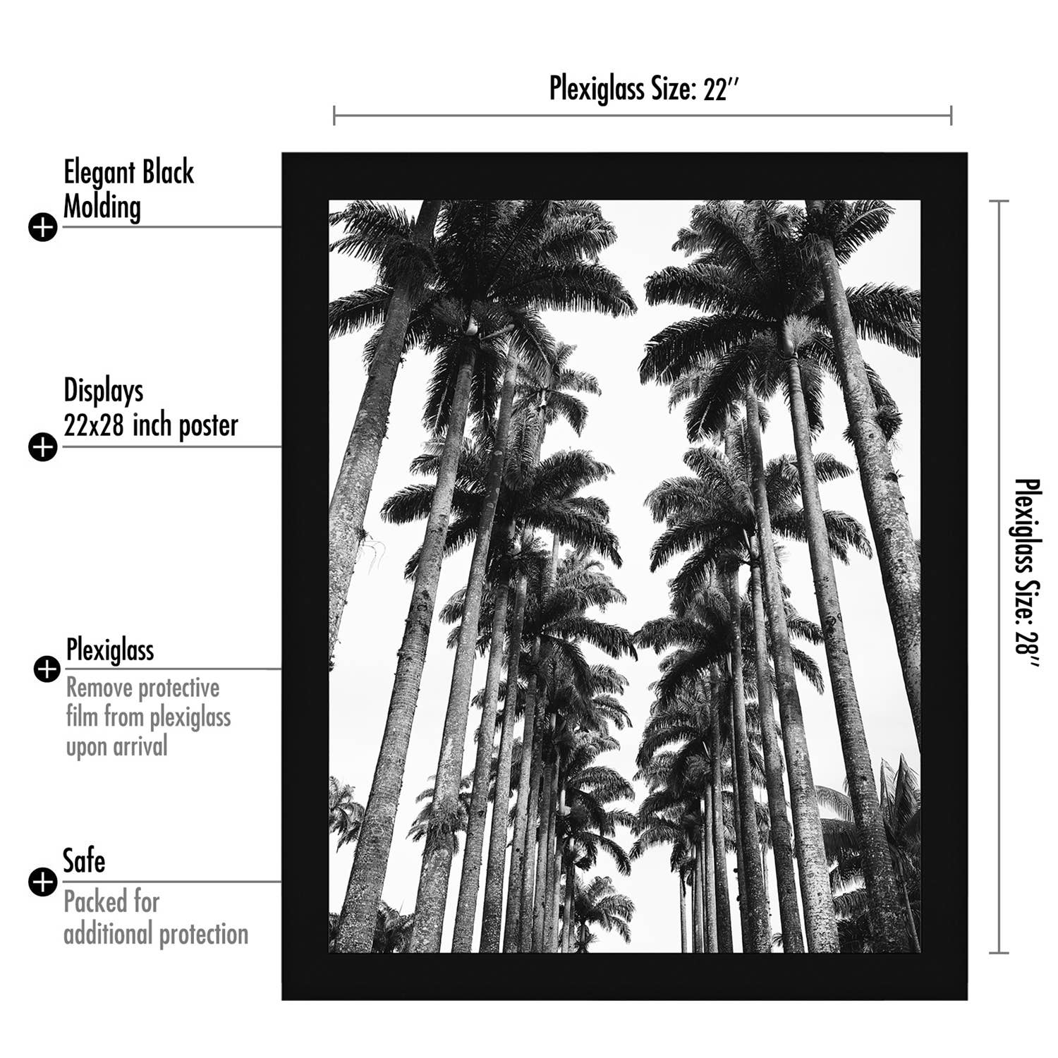 Americanflat - Wholesale Picture Frame - Americanflat Poster Frame with Wide Molding57