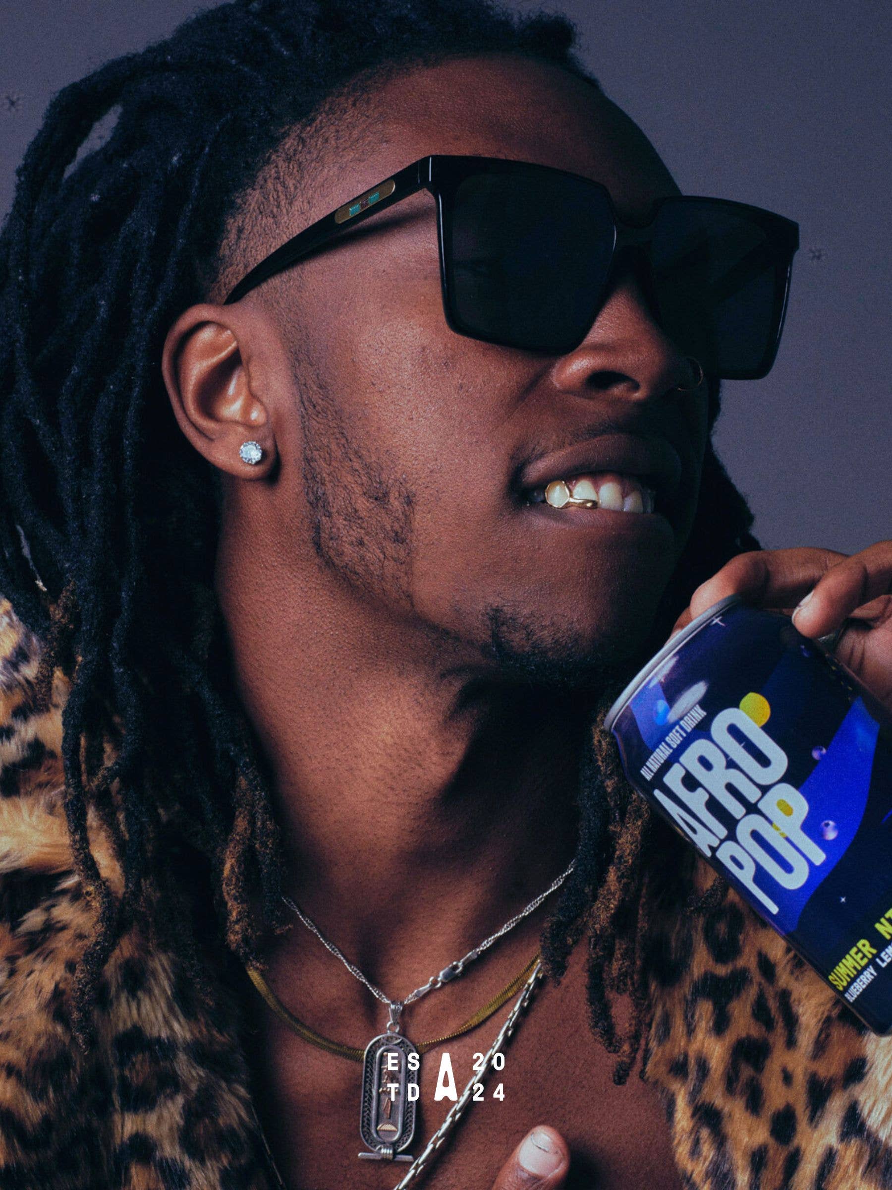 AFROPOP - Wholesale Soda/Carbonated Drink - Summer Nights: Blueberry Lemonade Soda6