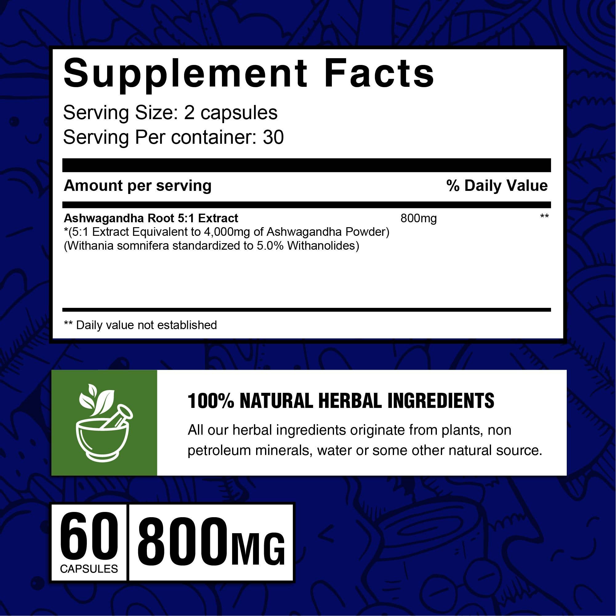 NuvoMed Natural Supplements - Wholesale Oral Supplement/Vitamin - NuvoMed Ashwagandha 4,000mg2