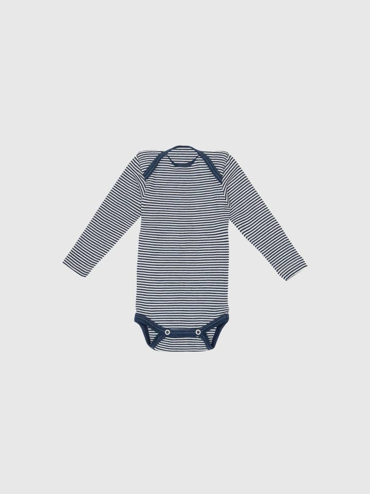 MINI LILA - Wholesale Bodysuit (Non-Footed) - Baby - Organic Merino Wool and Silk Long-sleeved Onesie14