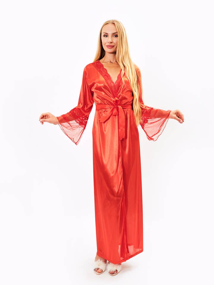 Sisters G Kids - Wholesale Robe – Women's - Elegant Lace Sexy robes for women16