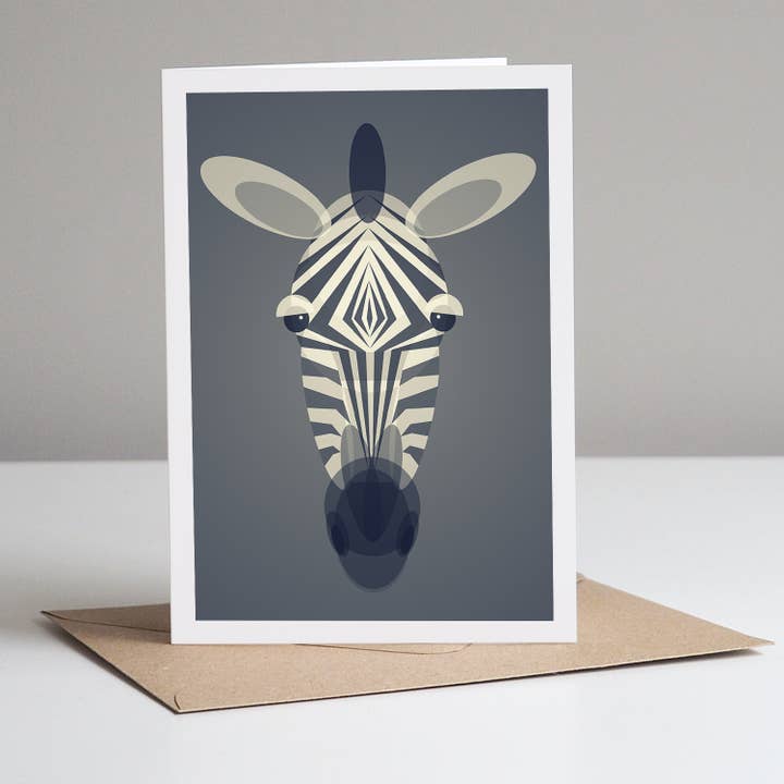 Vilda djur Notelets x 6 mönster för wholesale av Cloud Cuckoo Design