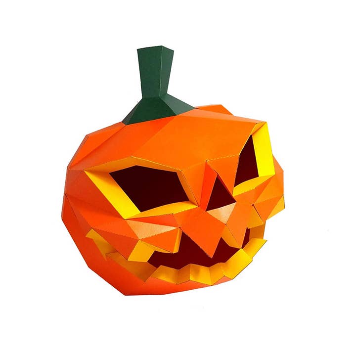 PAPERCRAFT WORLD - Wholesale DIY Craft Kit - 3D PaperCraft Pumpkin Origami Mask3