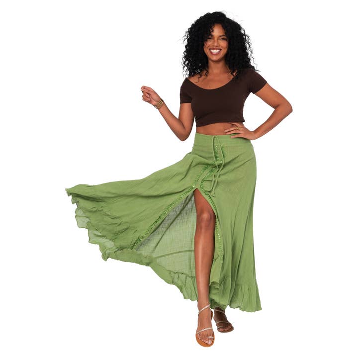 LANGER SOMMERROCK MBJU3000E für den Großhandel von La Mano Boho