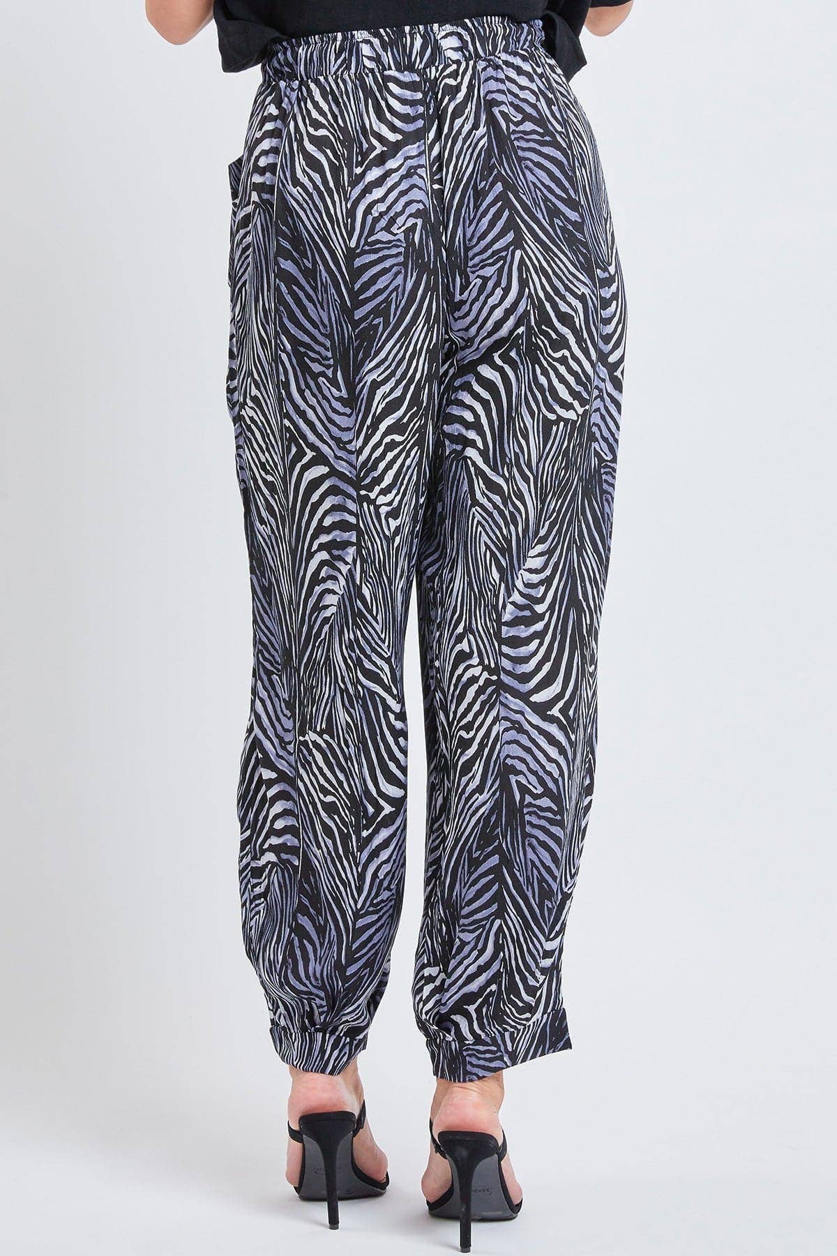 YMI - Wholesale Pants - Women's - Drawstring Wide Jogger Pant With Pleated Hem-WF1209CG19