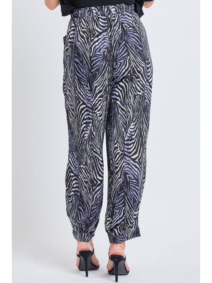 YMI - Wholesale Pants - Women's - Drawstring Wide Jogger Pant With Pleated Hem-WF1209CG19