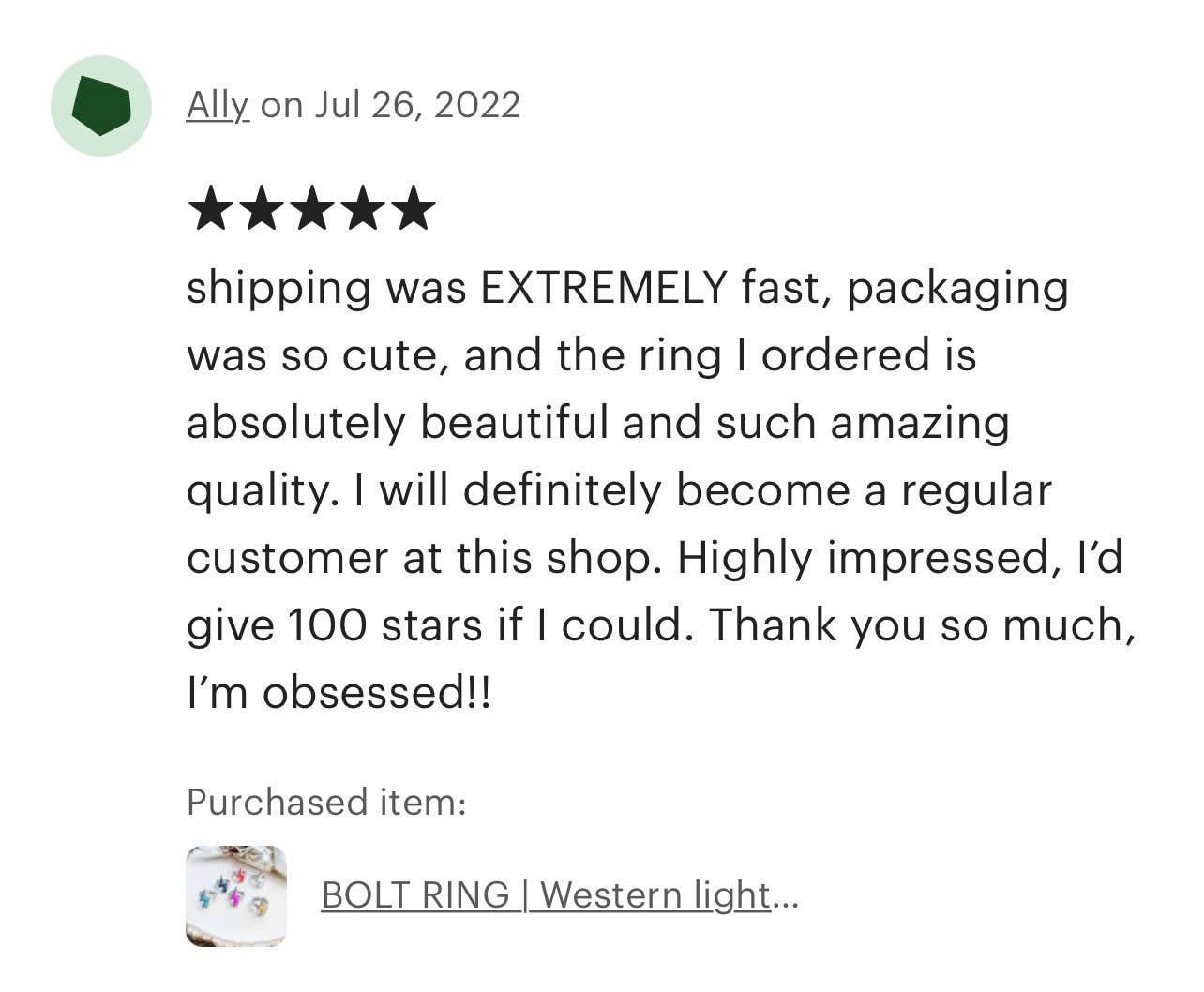 Boho Ranch Shop - Wholesale Cocktail/Statement Ring - Western Lightning Bolt Thunder -  Ring2