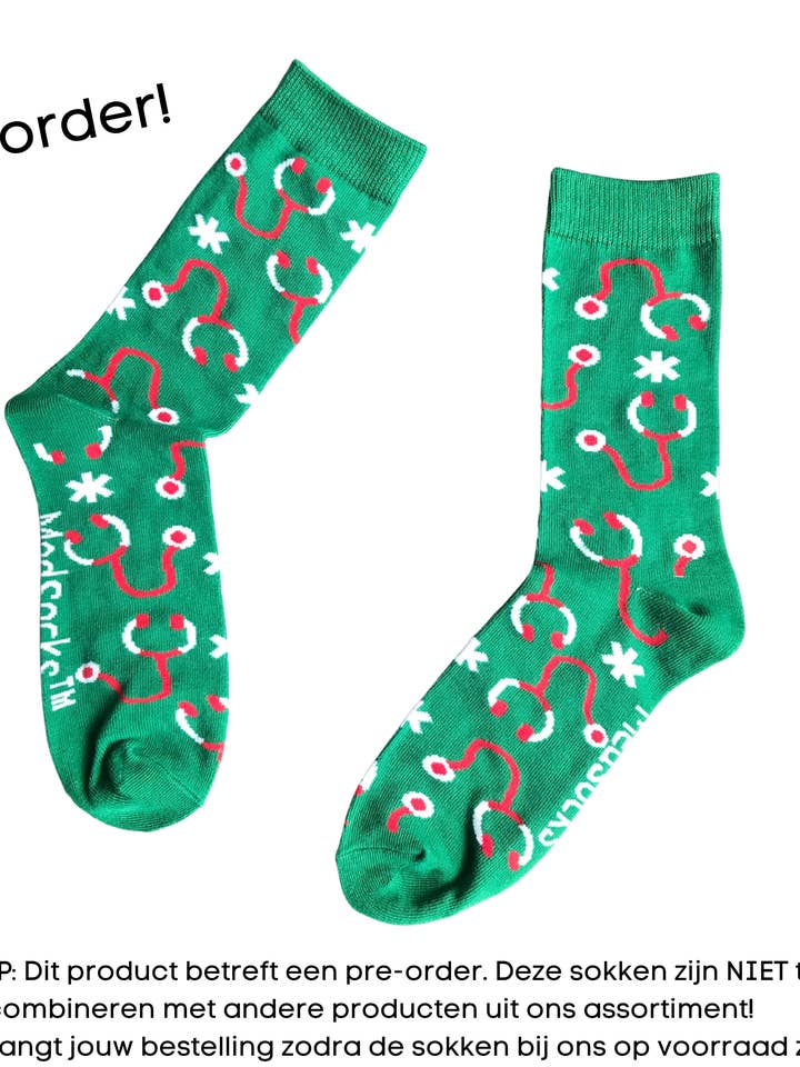 Med it Snow! Preorder for wholesale by MedSocks