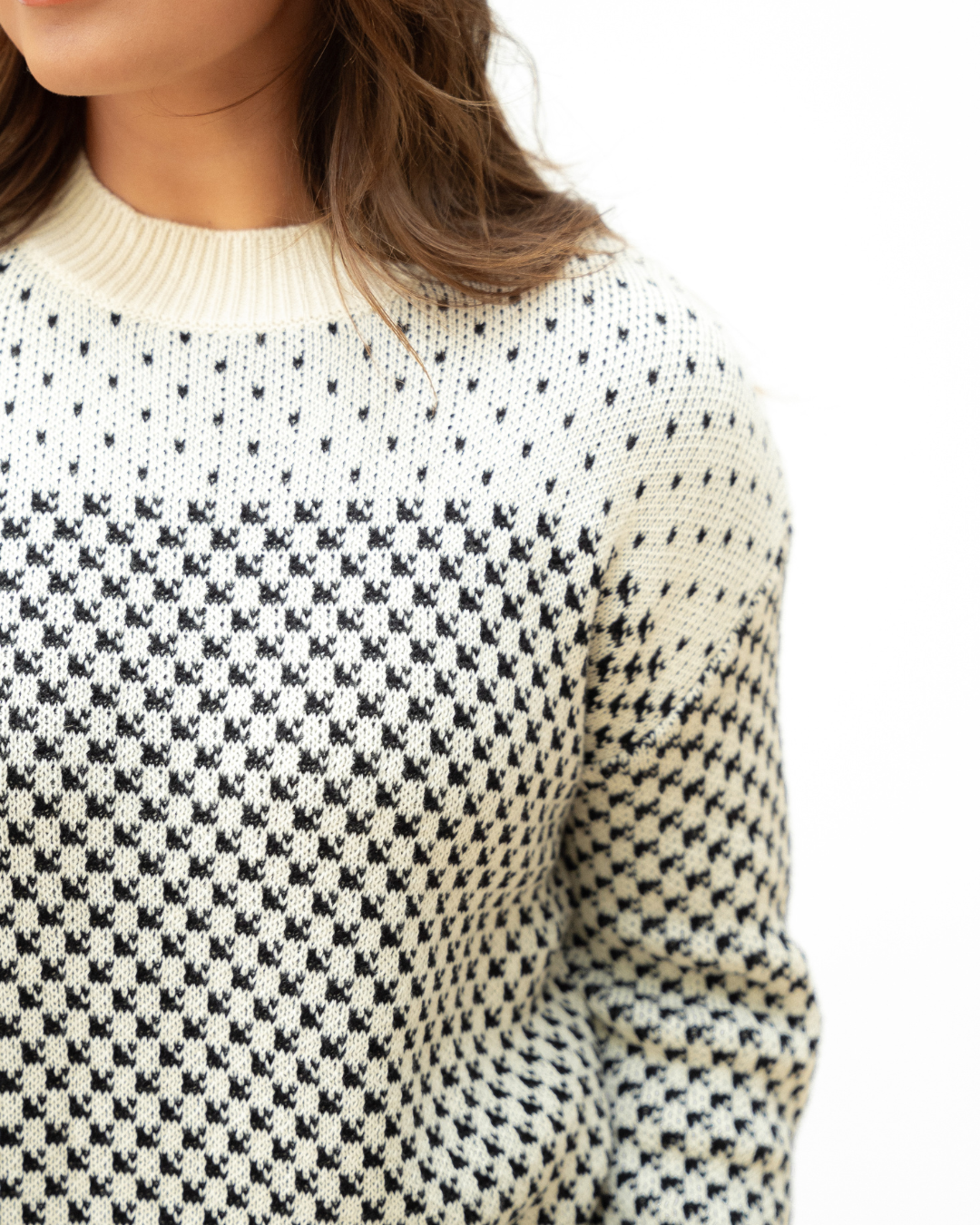 Judith Sleeve Knit Sweater - Black for wholesale on Faire3