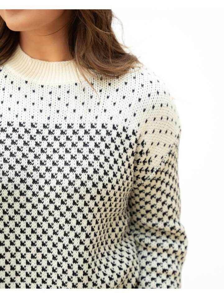 Zwart Judith Mouw Gebreide Trui - Zwart voor groothandel op Faire3