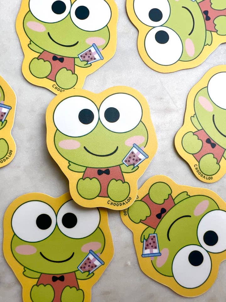 Adhesivo Keroppi Boba - Pegatina Keroppi para venta al por mayor de Choodaloo