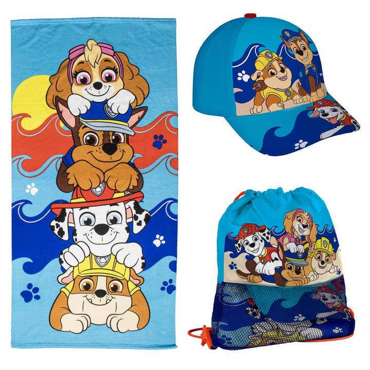 PAW PATROL TOWEL SET BAG - 2200010480 for wholesale by Mastoys, S.L.