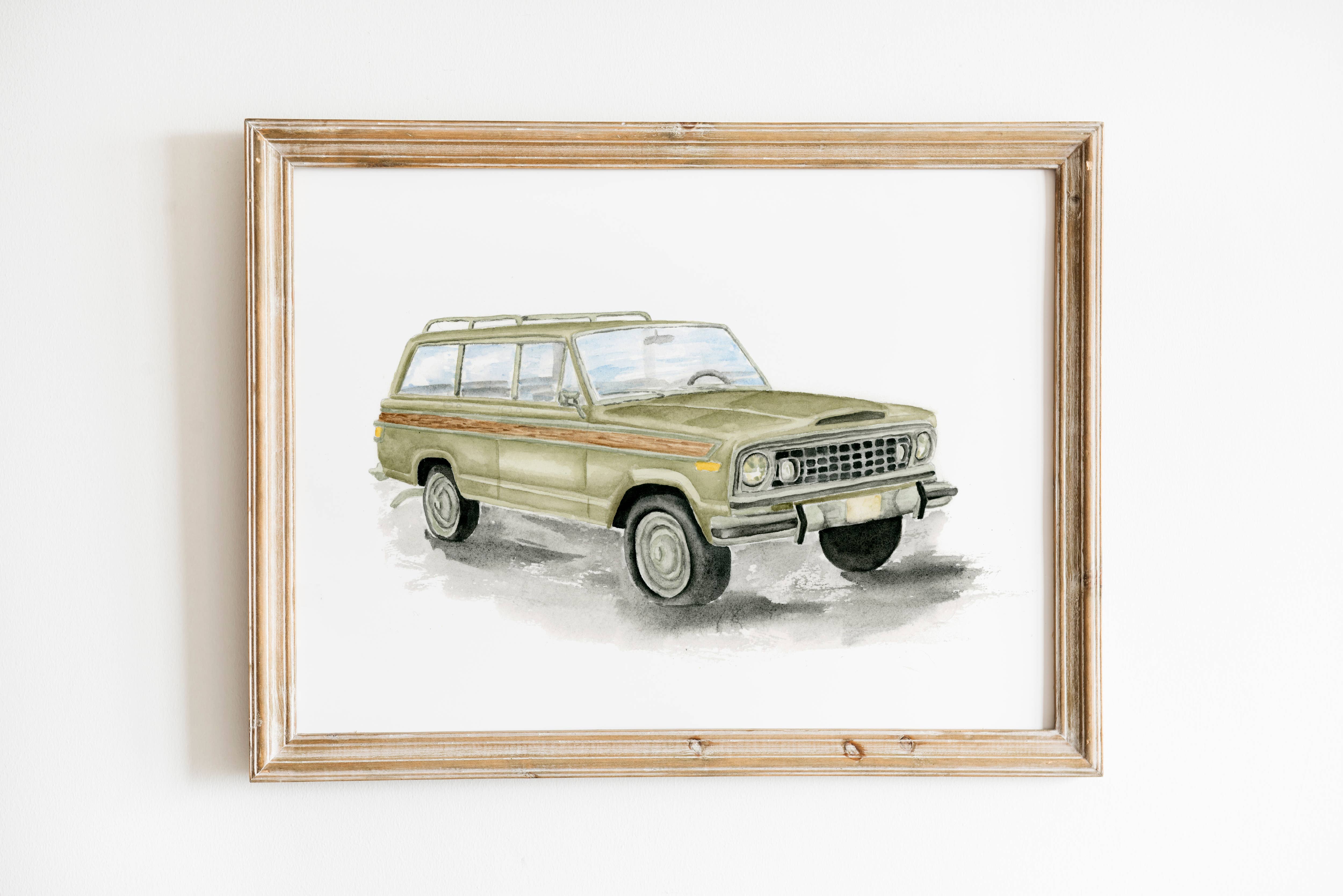 Sarah Jane Studio Art - Wholesale Art Print - Antique Cars Watercolor Prints2